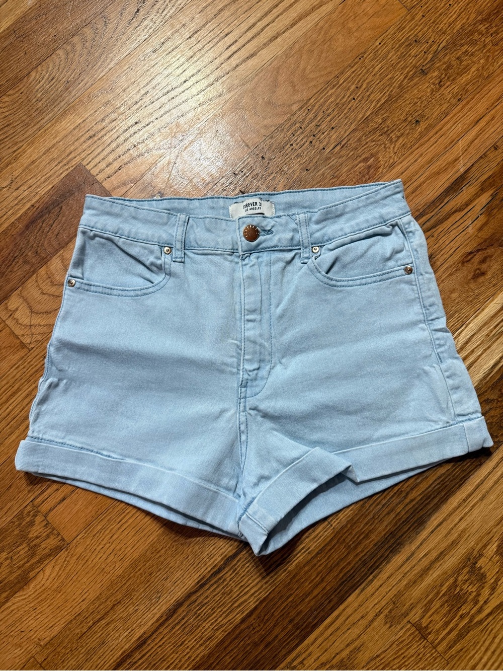 Light Blue Forever 21 Shorts
